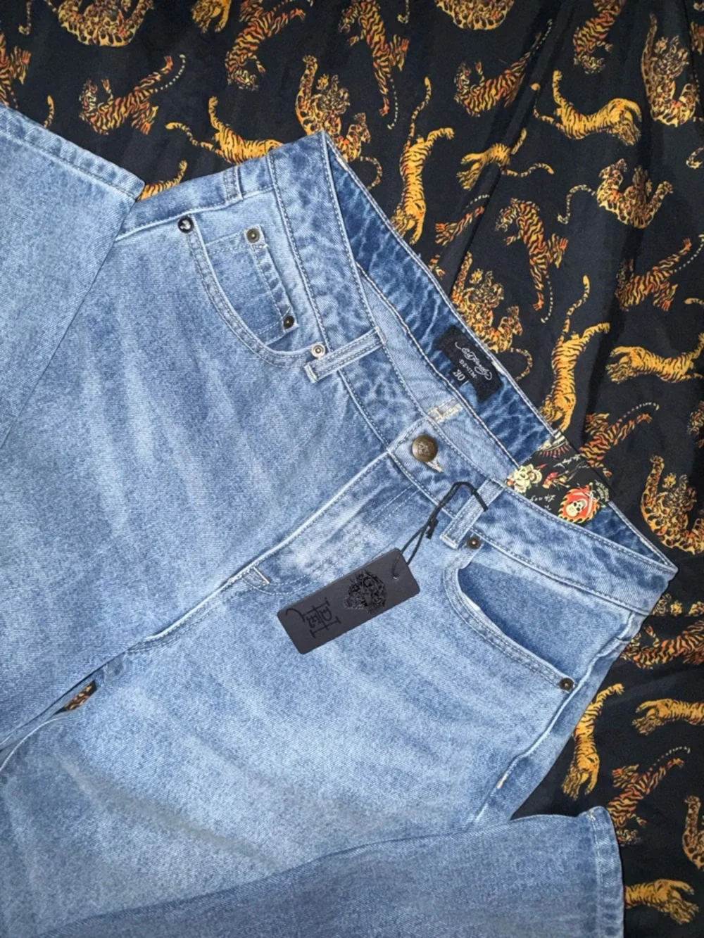 Ed hardy baggy jeans NWT - Picture 6 of 7